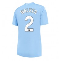 Zenski Nogometni Dres Manchester City Kyle Walker #2 Domaci 2023-24 Kratak Rukav